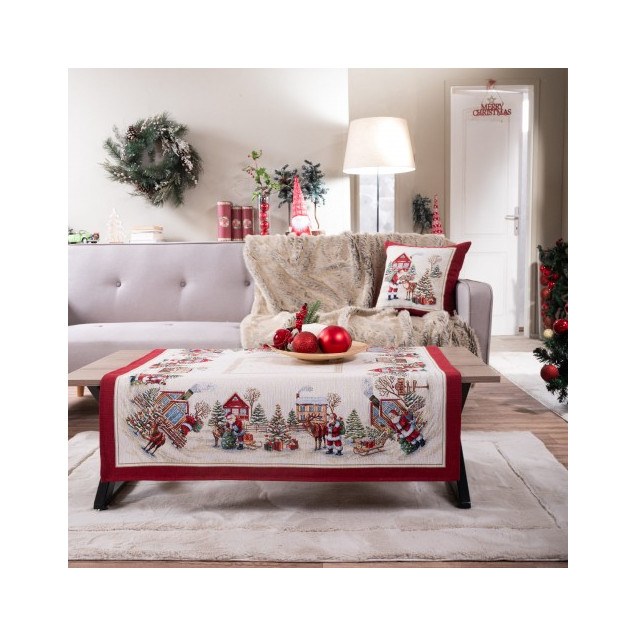 Χριστουγεννιάτικο Καρέ & Τραβέρσα Teoran  Wells...