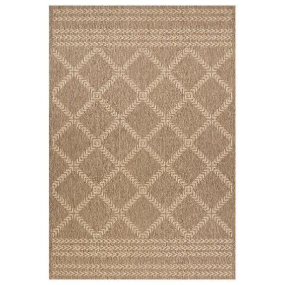 Χαλί New Plan Ethnik 2012C Brown/Caramel Beige 133x190