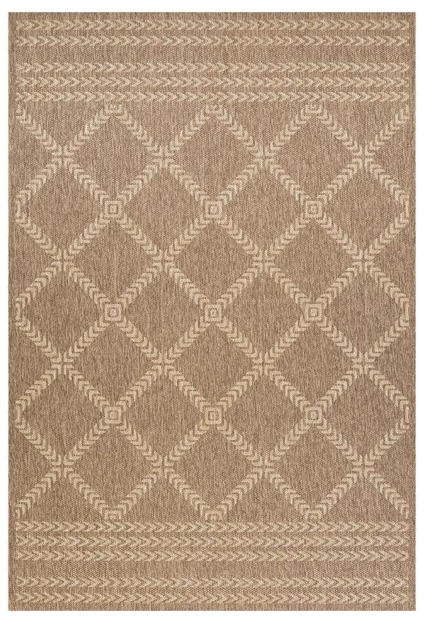 Χαλί New Plan Ethnik 2012C Brown/Caramel Beige 070x140