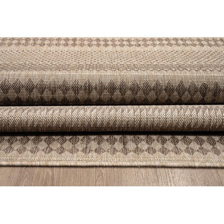 Χαλί New Plan Ethnik 202668C Brown/Caramel Beige 070x140