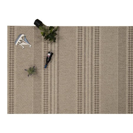 Χαλί New Plan Ethnik 202668C Brown/Caramel Beige 133x190