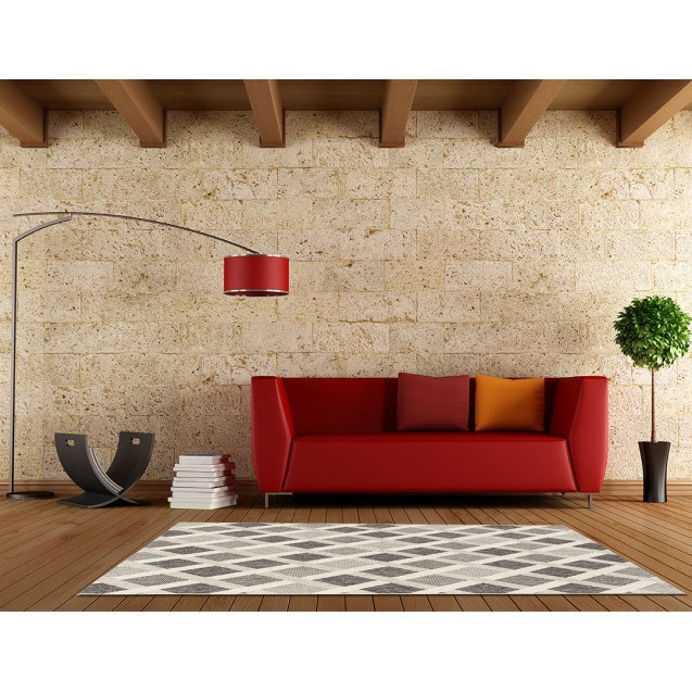 Χαλί New Plan Ethnik 3729D Grey 160x230