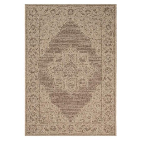 Χαλί New Plan Ethnik 204005C Brown/Caramel Beige 070x140