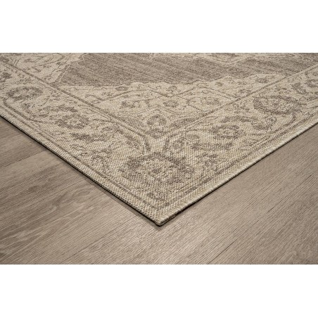 Χαλί New Plan Ethnik 204005C Brown/Caramel Beige 070x140