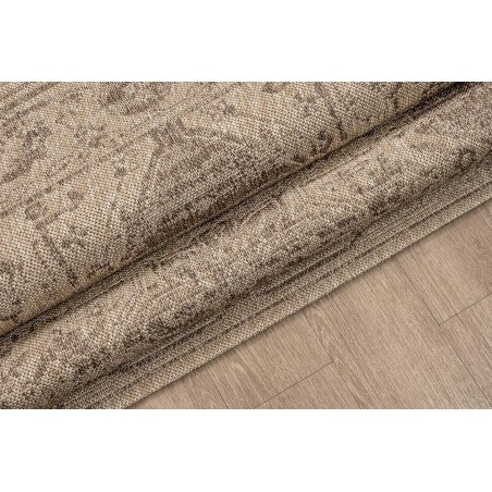 Χαλί New Plan Ethnik 204005C Brown/Caramel Beige 070x140