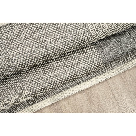 Χαλί New Plan Ethnik 4526D Grey 133x190