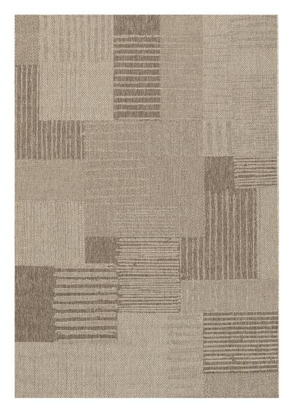 Χαλί New Plan Ethnik 20706C Brown/Caramel Beige 070x140