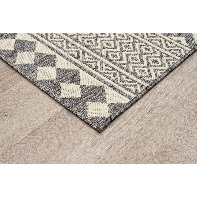 Χαλί New Plan Ethnik 7525D Grey 200x285