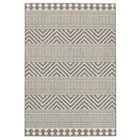 Χαλί New Plan Ethnik 7525D Grey 160x230