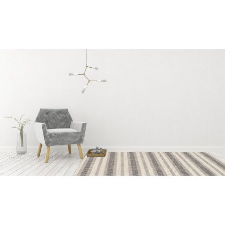 Χαλί New Plan Ethnik 8223D Grey 070x140