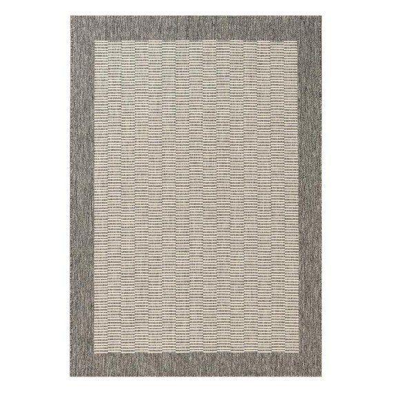 Χαλί New Plan Ethnik 9825D Grey 070x140
