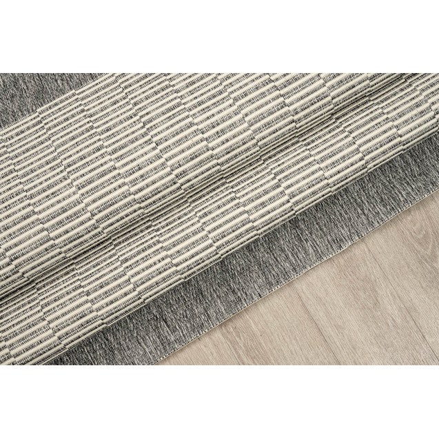 Χαλί New Plan Ethnik 9825D Grey 070x140