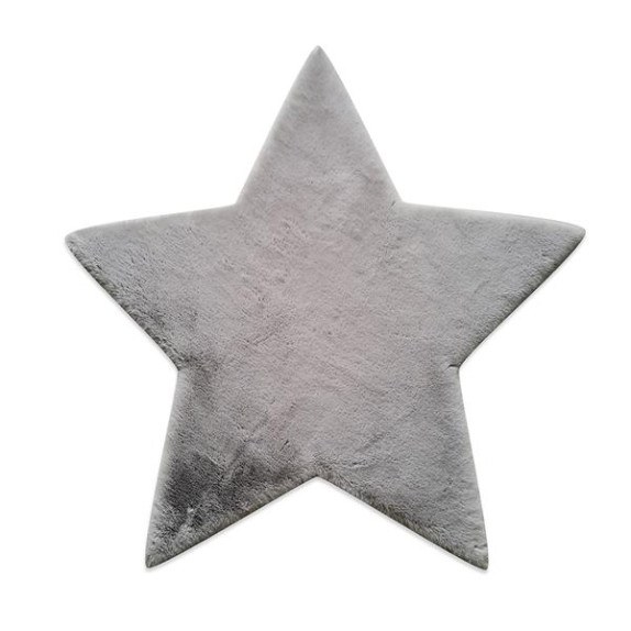 Χαλί New Plan Puffy Fc6 Light Grey Star Antislip 160x160