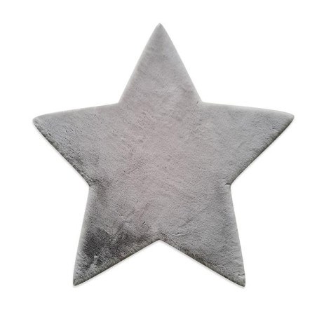 Χαλί New Plan Puffy Fc6 Light Grey Star Antislip 160x160