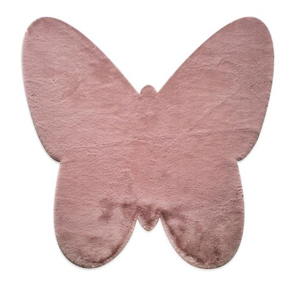Χαλί New Plan Puffy Jm7 Dark Pink Butterfly Antislip...