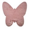 Χαλί New Plan Puffy Jm7 Dark Pink Butterfly Antislip 120x120B