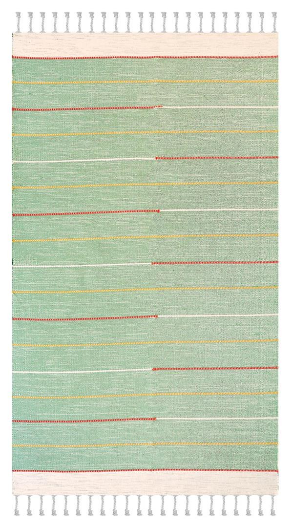 Χαλί New Plan Ribella Χειροποιητο 300 Green 200x285