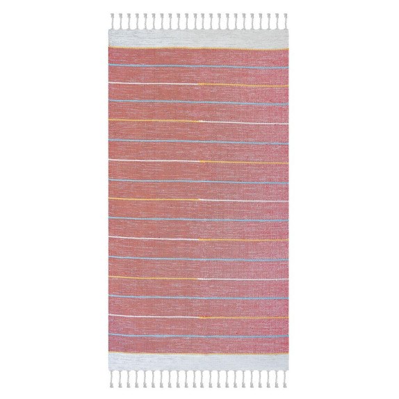 Χαλί New Plan Ribella Χειροποιητο 400 Red 070x190