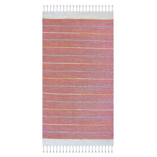 Χαλί New Plan Ribella Χειροποιητο 400 Red 070x190