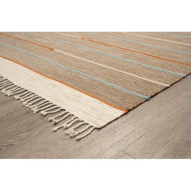 Χαλί New Plan Ribella Χειροποιητο 600 Brown...