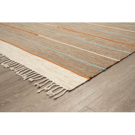 Χαλί New Plan Ribella Χειροποιητο 600 Brown 133x190