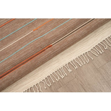 Χαλί New Plan Ribella Χειροποιητο 600 Brown 133x190