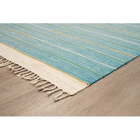 Χαλί New Plan Ribella Χειροποιητο 700 Blue 200x285