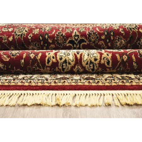 Χαλί New Plan Persia 1019 Burgundy Με Κροσσι 160x230