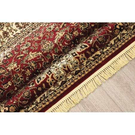 Χαλί New Plan Persia 1019 Burgundy Με Κροσσι 080x150