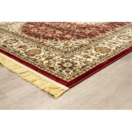 Χαλί New Plan Persia 1019 Burgundy Με Κροσσι 200x290