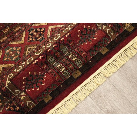 Χαλί New Plan Persia 2273 Burgundy Με Κροσσι 080x150