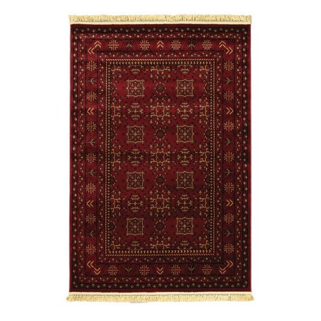 Χαλί New Plan Persia 315 Burgundy Με Κροσσι 133x190