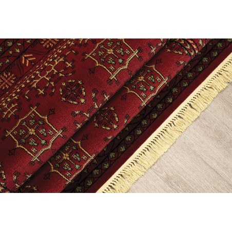 Χαλί New Plan Persia 315 Burgundy Με Κροσσι 160x230