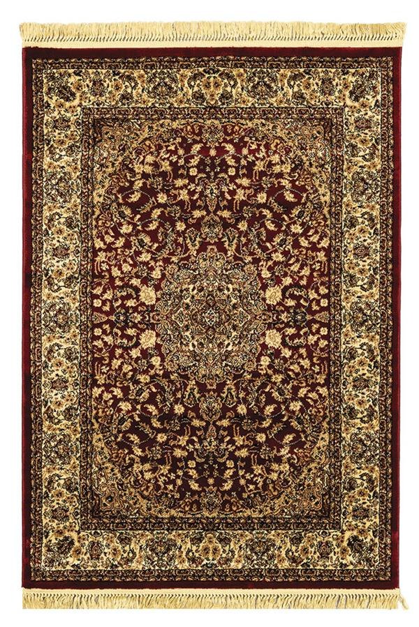 Χαλί New Plan Persia 5649 Burgundy Με Κροσσι 160x230