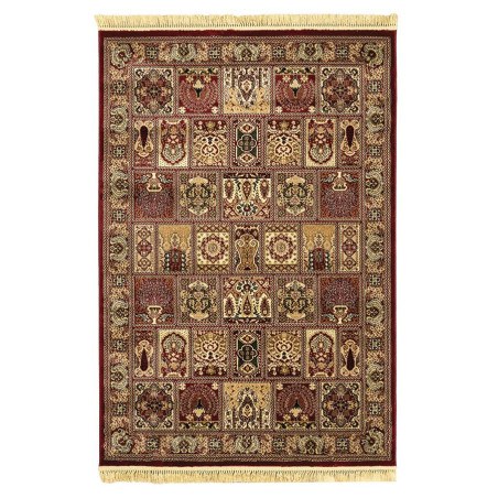 Χαλί New Plan Persia 6283 Burgundy Με Κροσσι 200x290