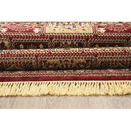 Χαλί New Plan Persia 6283 Burgundy Με Κροσσι 200x290