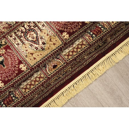 Χαλί New Plan Persia 6283 Burgundy Με Κροσσι 160x230