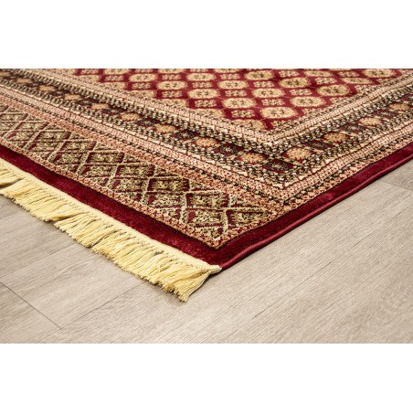 Χαλί New Plan Persia 7838 Burgundy Με Κροσσι 080x150