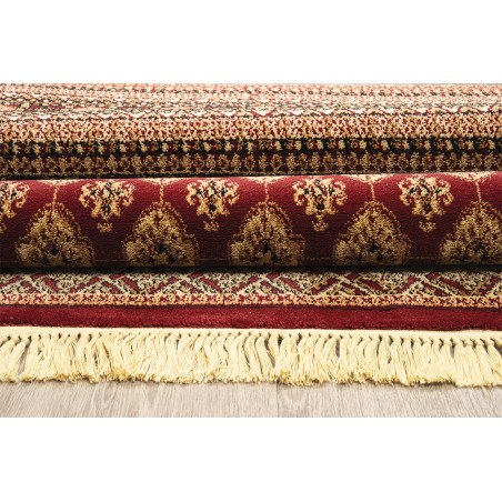 Χαλί New Plan Persia 7838 Burgundy Με Κροσσι 080x150