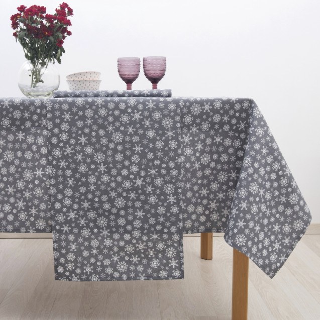 Τραπεζομάντηλο Dimeco 140Χ220 8581 Grey