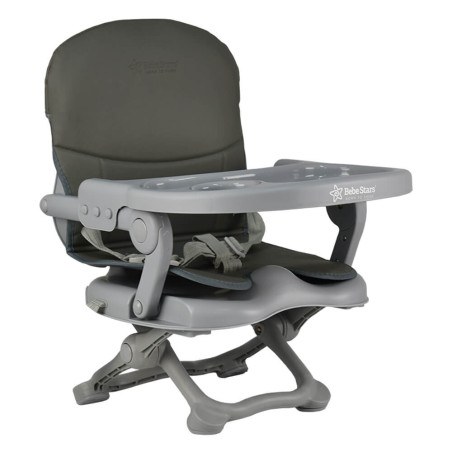 Καρεκλάκι Φαγητού-Ταξιδιού Bebe Stars Booster Tasty Grey 895-186