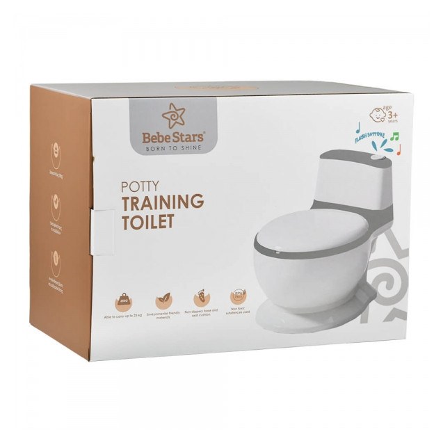 Γιογιό Bebe Stars Toilet Grey 53-186