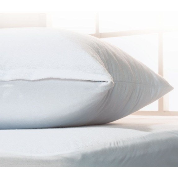 Επίστρωμα μαξιλαριού Terry&Pu Nef-Nef Σετ 2ΤΜΧ 50x70