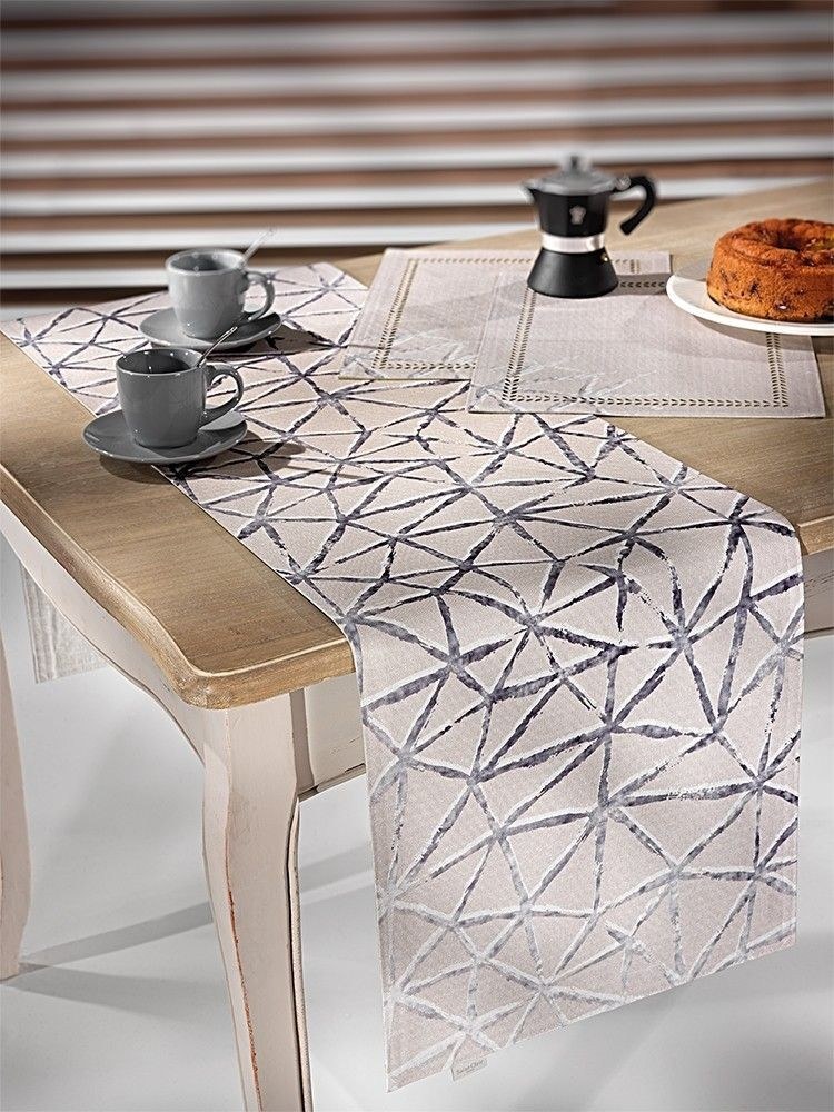 Σουπλά Saint Clair 3004 Beige Με Κοπτικό Σχέδιο Μπορντούρας 33x45