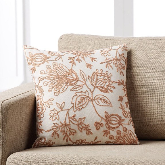 Μαξιλαροθήκη Διακόσμησης Κεντημένη Gofis Home 258/25...