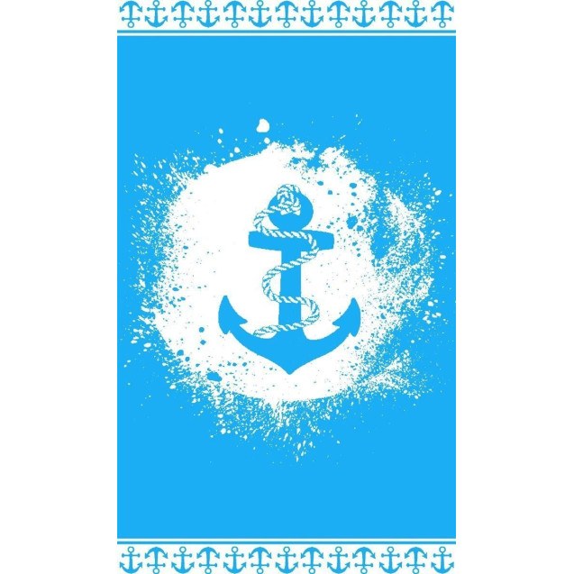 Πετσέτα Θαλάσσης Βελουτέ Dimcol 07 90x170