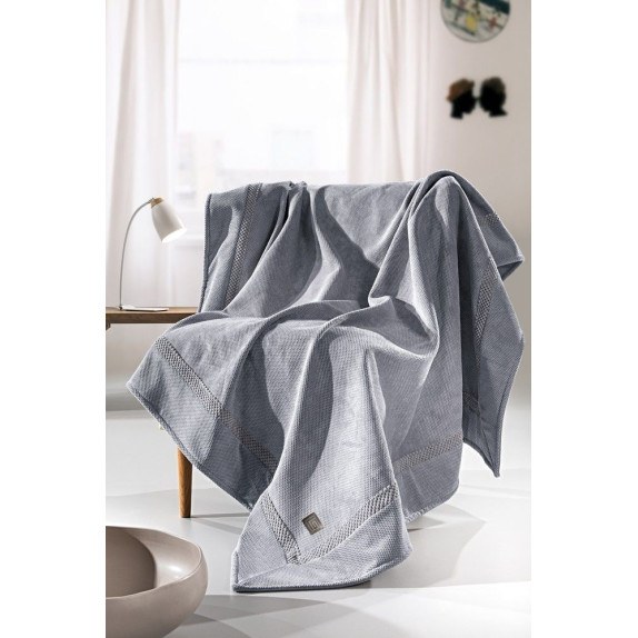 Ριχτάρι Πολυθρόνας Guy Laroche Rubicon Silver 170x150