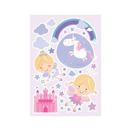 Αυτοκόλλητα Βινυλίου Για Τοίχο Ango Happy Fairi Large 18106