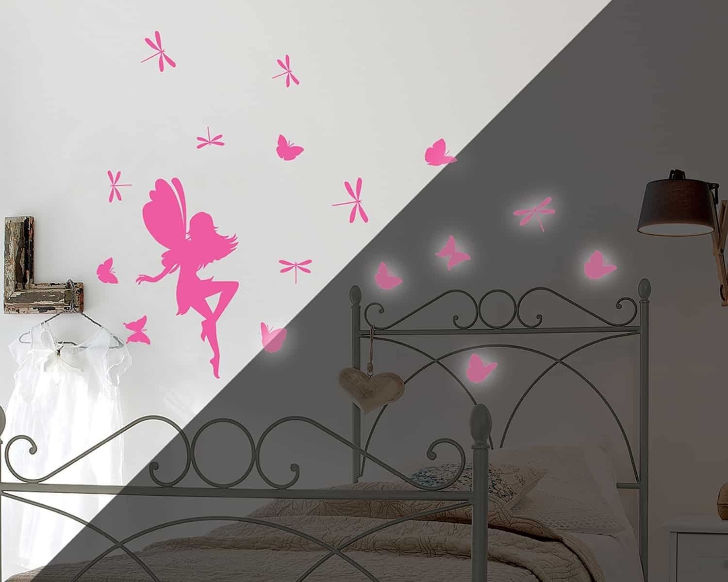 Αυτοκόλλητα Φωσφορίζοντα Τοίχου Medium Ango Fairy Glow 79226