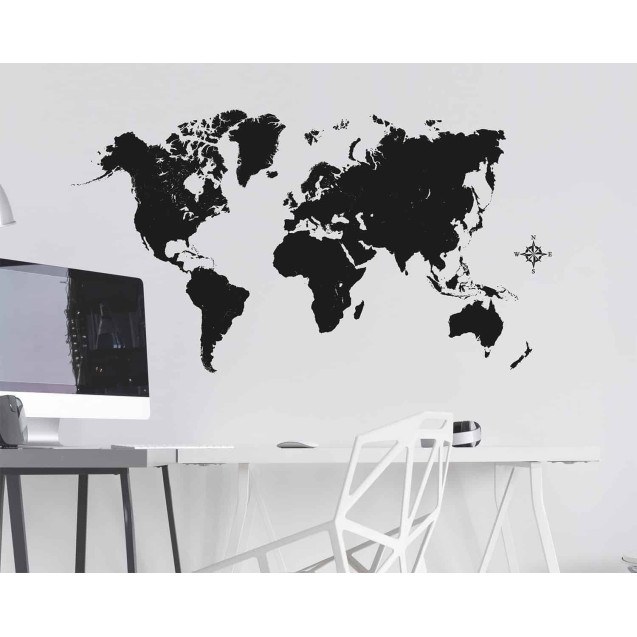 Αυτοκόλλητα Βινυλίου Large Για Τοίχο Ango Black...